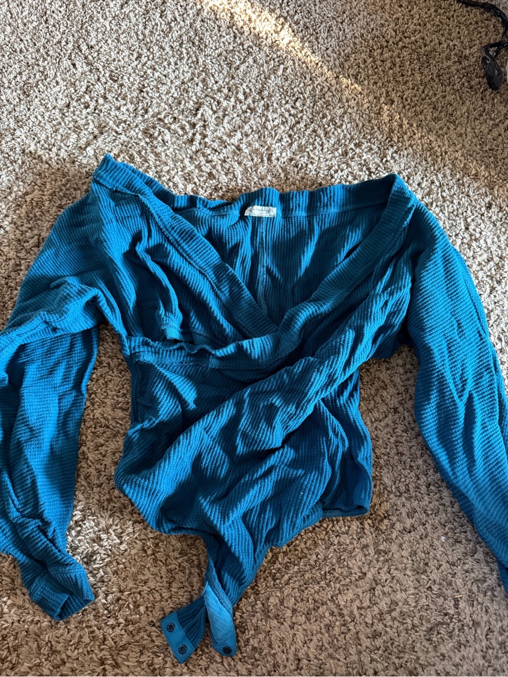 Free people wrap body suit